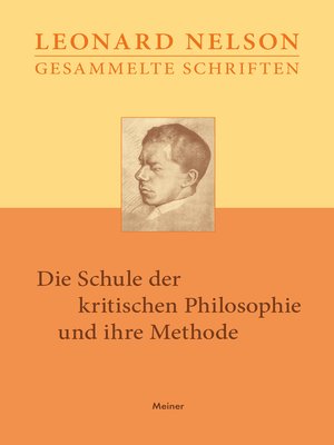 cover image of Die Schule der kritischen Philosophie und ihre Methode
